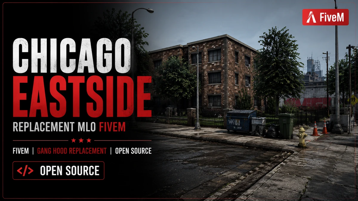 Chicago Eastside Replacement MLO FiveM | Gang Hood Replacement | Open Source